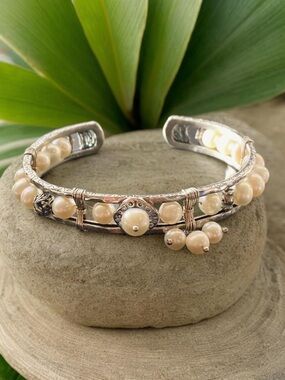 Silpada Pearl Cuff Bracelet B2310